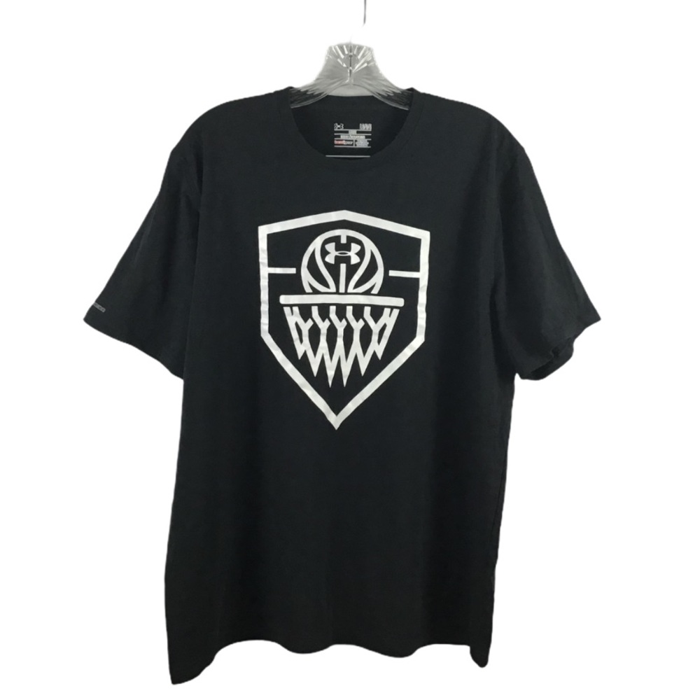 Under Armour Black Heat Gear Loose T-Shirt Size L